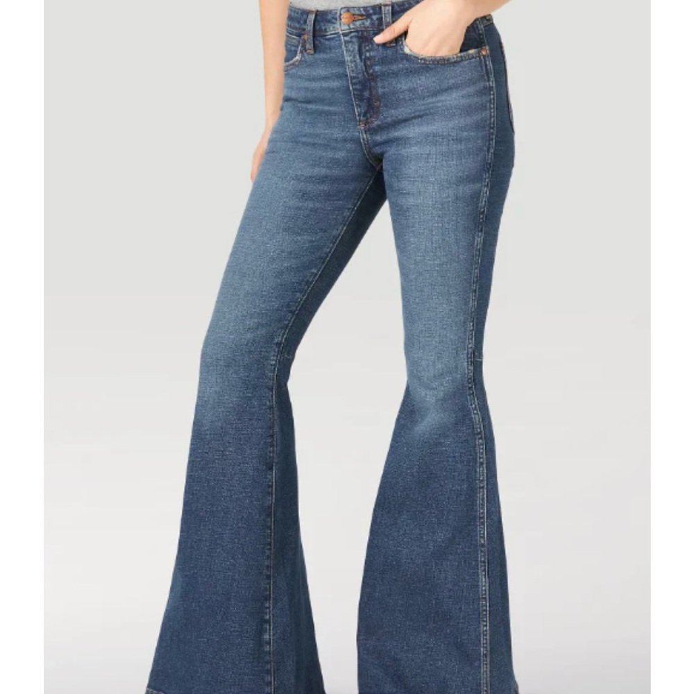 Wrangler Blue Flare Bell Bottom Jeans